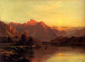 バターミア湖水地方 アルフレッド・デ・ブリアンスキー・シニア Oil Paintings